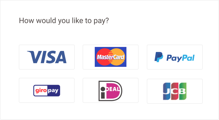 Best practices in payment page design